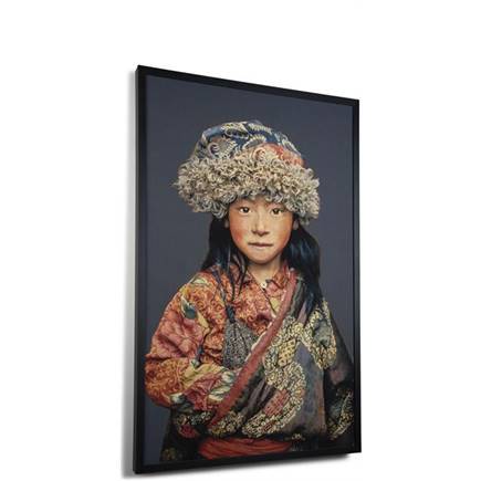 Coco Maison Tibetan Girl schilderij 125x198cm
